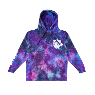 RAY VOLPE - VOLPETRON FACE MELT TIE DYE HOODIE