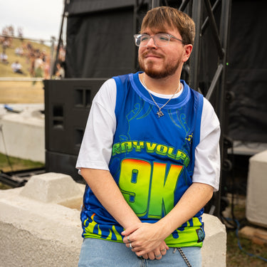 Ray Volpe - Mint Flame Basketball Jersey