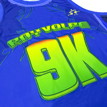 Ray Volpe - Mint Flame Basketball Jersey
