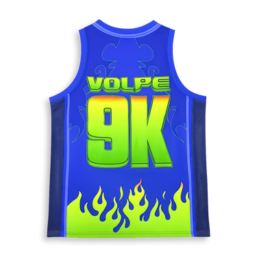 Ray Volpe - Mint Flame Basketball Jersey