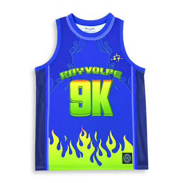 Ray Volpe - Mint Flame Basketball Jersey